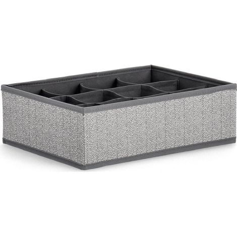 Scatola "Tidy" con comparti regolabili -12 comparti / Beige (1/3)