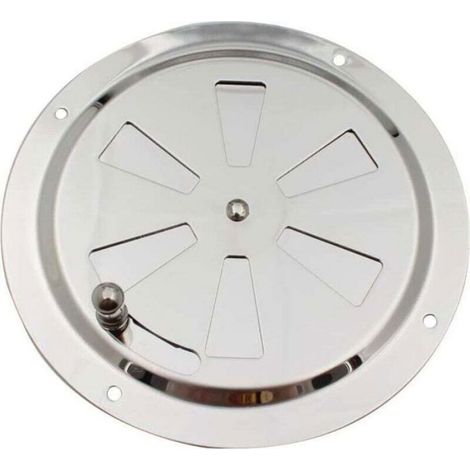 Couvercle D'aération À Persiennes - Acier Inoxydable - 12,7 Cm - Ouverture Fermeture Manuelles - 1 Pièce (1/4)