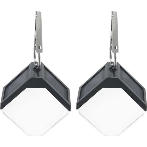 2 Pcs Lumières solaires pour garde-corps de terrasse - Applique murale étanche IP65 à l'extérieur de la lumière de chemin solaire - Lampe de marche à énergie solaire sans câblage (1/5)