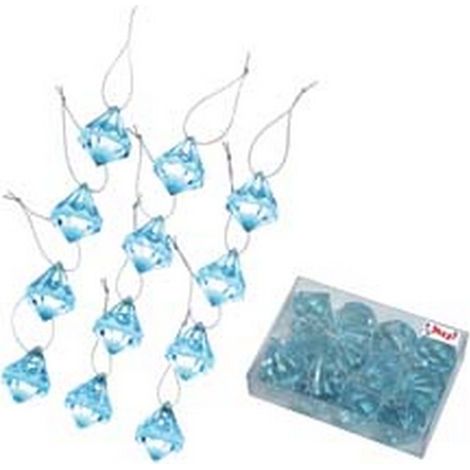 1PZ DECORO "DIAMANTE" BLU