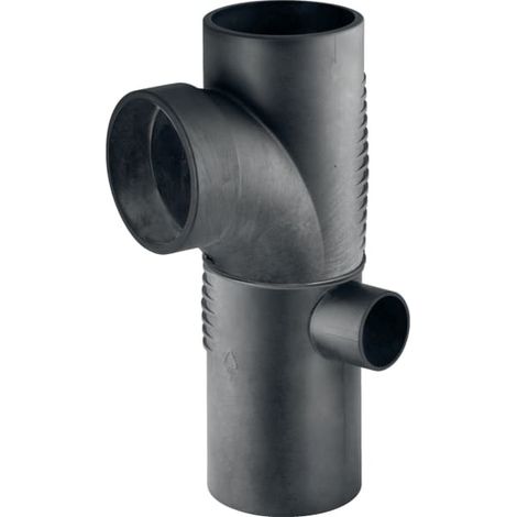 Geberit Silent-db20 Kombibogeneckabzweig 88,5° rechts: d=110mm, d1=90mm, d2=56mm, 310.815.14.1 (1/5)