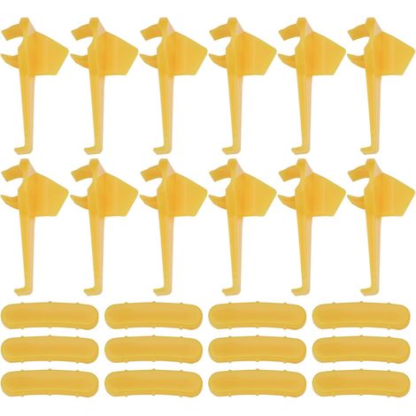 12 Protecteurs de Lot de Changeur de Pneus de Voiture Support de Machine de Changement de Pneus Tête de Canard Protection de Jante de Roue pour Outils de Réparation de Pneus Et de Roues (1/5)