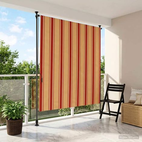 vidaXL Store Roulant Extérieur Multicolore 100 x 270 cm