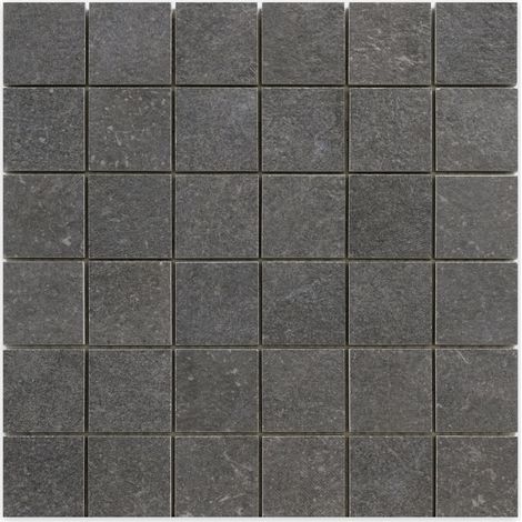 Mosaïque effet Béton Gris Anthracite 30x30x0,9 cm Sorelan - Sol et mur intérieur (vendu par carton de 0,72 m²) - RO'MA CARRELAGE