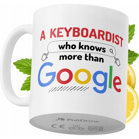 Taza para tecladista. Divertida taza de café o té con diseño gráfico y texto humorístico. Taza ideal para cumpleaños, santos y días festivos. Taza premium para ocasiones especiales en casa, la oficina (1/5)