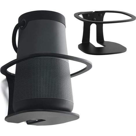 Kompatibel mit Bose Soundlink Revolve+ (Serie II) Wandhalterung, Bose Soundlink Revolve+ (Serie II) Ständerzubehör, Smart Home Lautsprecherzubehör Rack (Schwarz) 2 Stück