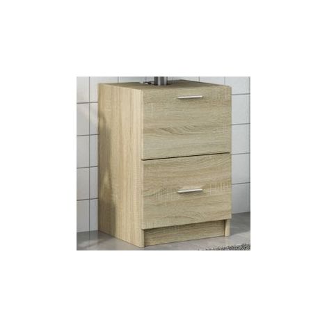 Armoire d'évier chêne sonoma 40x37x59 bois d'ingénierie
