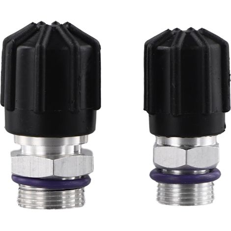 Metal and Plastic Ball Valve Core Kit for A/C Service Charge Ports High Low Side Compatible