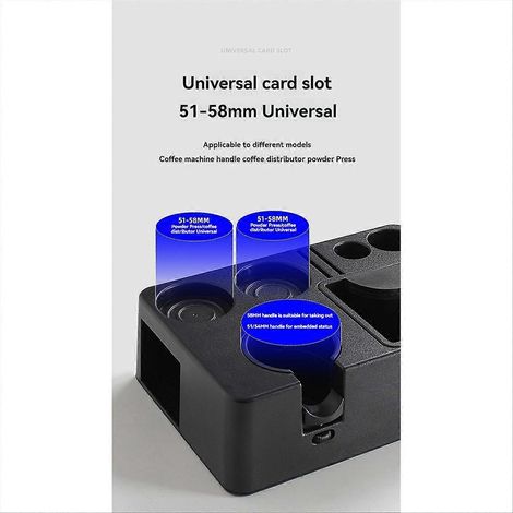 Organizer für Espresso-Tampingstationen, kompatibel mit 58-mm-, 54-mm- und 51-mm-Tamperhaltern. (1/5)