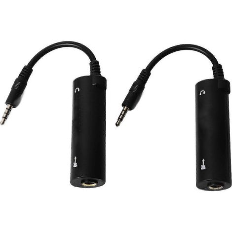 Ensemble de 2 convertisseurs de câble de guitare 2025, câble convertisseur de polarité inversée portable en ABS, adapté aux performances (1/5)
