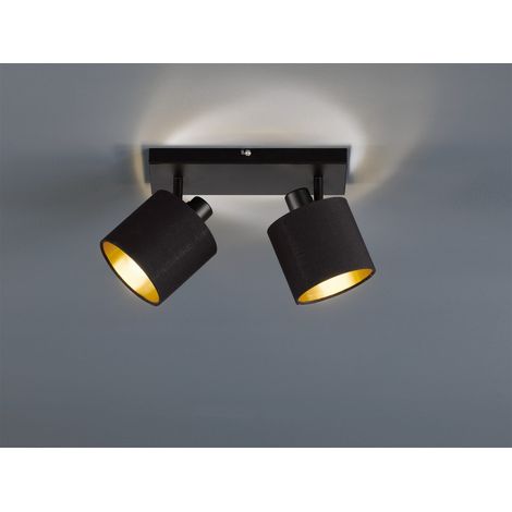 Foco Tommy 2xE14 Spot Negro L28 cm Trio Lighting (1/3)