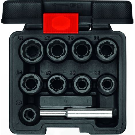 Gedore RED 3300034 Jeu de tournevis 1/2" 10 pièces Q304202 (1/10)