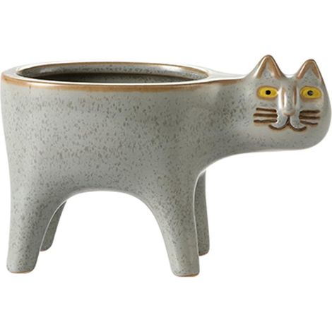Dessin Animé Chat Pot De Fleur, Pot De Fleur en Céramique Animale, Pot De Plante Mignon, Cactus Plantes Succulentes Arrangement De Fleurs en Pot Décoration De La Maison (1/5)