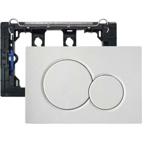 Plaque de déclenchement, pièces détachées pour réservoir, anciens modèles Plaque de déclenchement pour Geberit Sigma01 UP320 et 300, double chasse, 1 pièce blanche (1/4)