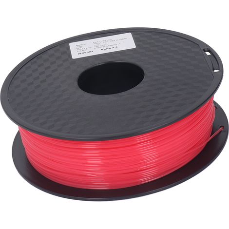 Filament PLA 1,75 mm à changement de couleur rouge à blanc, consommable pour impression 3D, vitesse de 30 à 90 mm/s. (1/5)