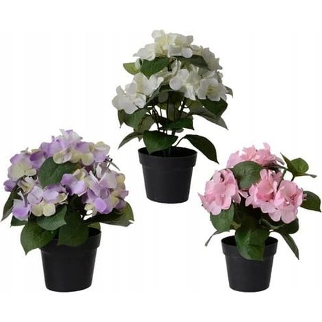 HORTENSIA ARTIFICIAL DIAMETRO 15CM ALTURA 24CM