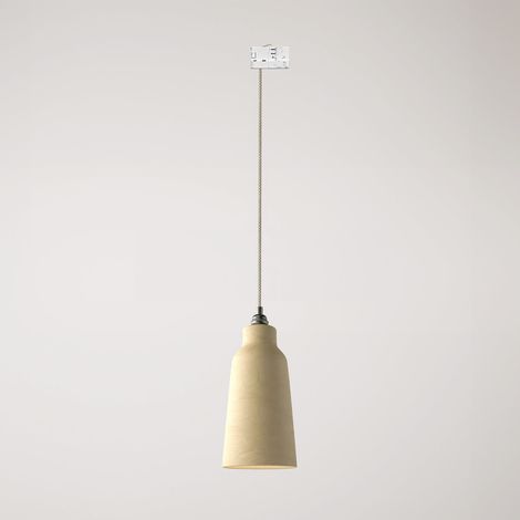 Creative Cables - Candeeiro suspenso com abajur de garrafa e adaptador de calha - lâmpada incluída