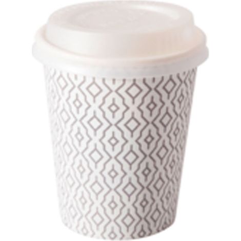 Duni Cafébecher mit Deckel 240 ml 8 Stück