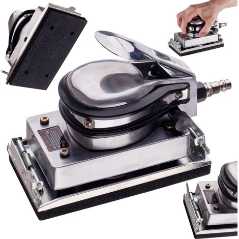 LEVIGATRICE ORBITALE PNEUMATICA 90X170MM PIEDE LEVIGATURA LEGNO (1/5)