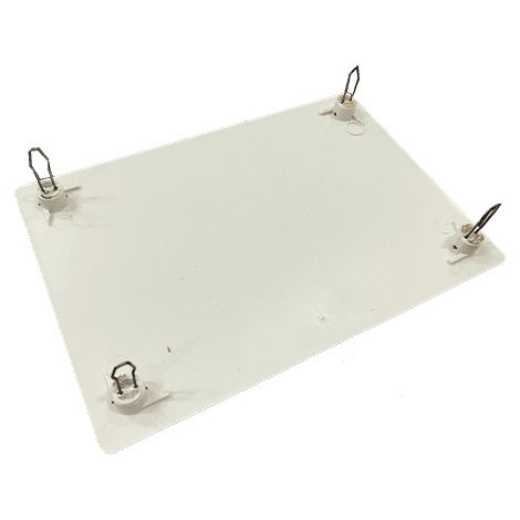 Tapa de caja de registro rectangular de 180x120 mm Blanco (1/2)
