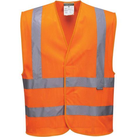 Gilet haute visibilité respirant Portwest HV Meshair Orange L - XL (1/3)