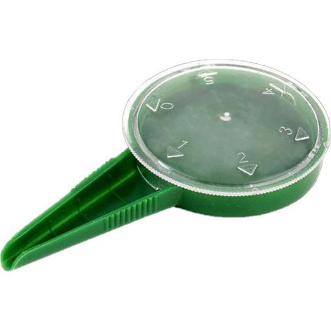 1 Distributeur de graines, plastique ajustable 5 niveaux, outil jardinage semis précis (1/5)