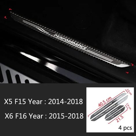 (F15 F16 2014-2018) Accessoires : Pédale d'accueil de porte,seuil de porte,baguettes de finition pour BMW Série 1,3,4,5,3GT,X1,X3,X4,X5,X6,F20,F30,F10,F25,F16,F15 (1/3)