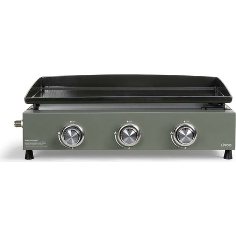 piastra a gas a 3 fuochi - DOC324 - Livoo