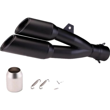 Silenciador de escape para motocicleta, acero inoxidable, ajuste universal, tipo 3 (1/2)