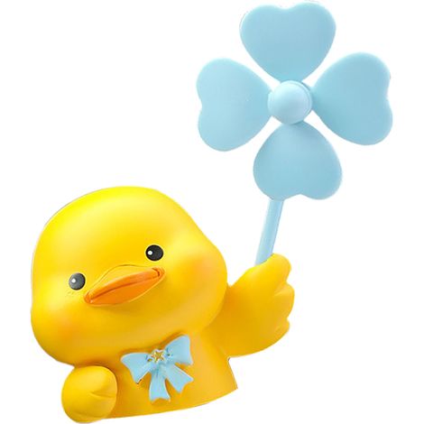 Accessoires de décoration à clip pour diffuseur d'aromathérapie, pour climatiseur : adorable ornement de voiture en forme de canard. Motif : dessin animé mignon. (1/5)