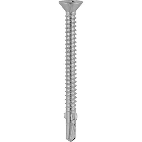 TIMCO Self-Drilling Wing-Tip Steel to Timber Light Section A2 Stainless Steel Bi-Metal Screws  - 5.5 x 85 (1/2)