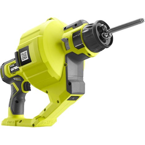 RYOBI Déboucheur 18V ONE+ canalisations éviers WC - sans batterie ni chargeur - RDA18-0