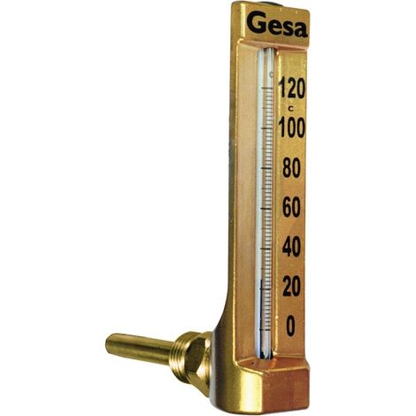 Thermomètre type 32 equerre - vertical - 63 mm - DISTRILABO