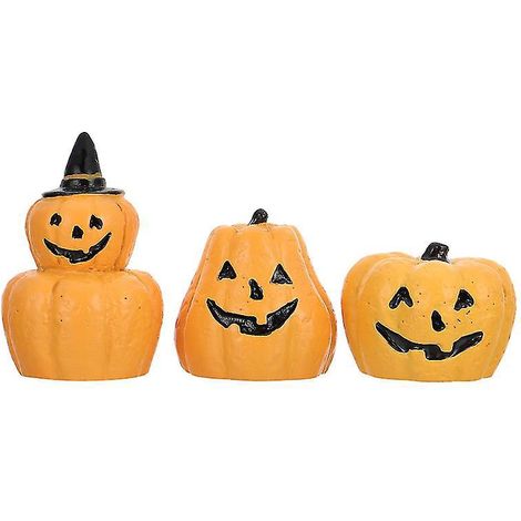 3 künstliche Kürbisse für Halloween-Dekorationen (1/3)