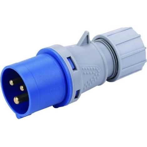 Spina industriale CEE 3poli, 16A 6H 230V 2P+E IP44 Art.309LM.013