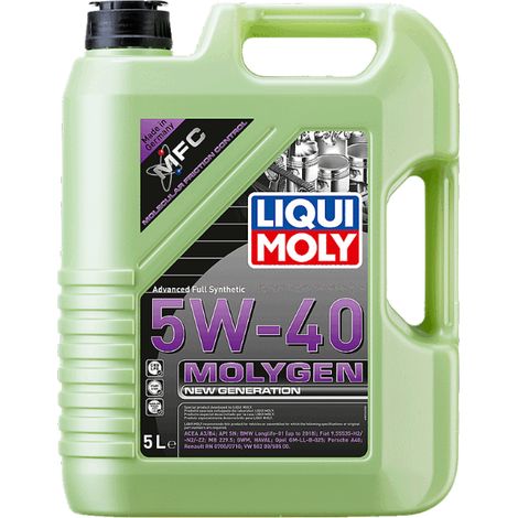 Huile moteur antifriction de pointe 5W-40 Molygen 5L Liqui Moly (1/2)