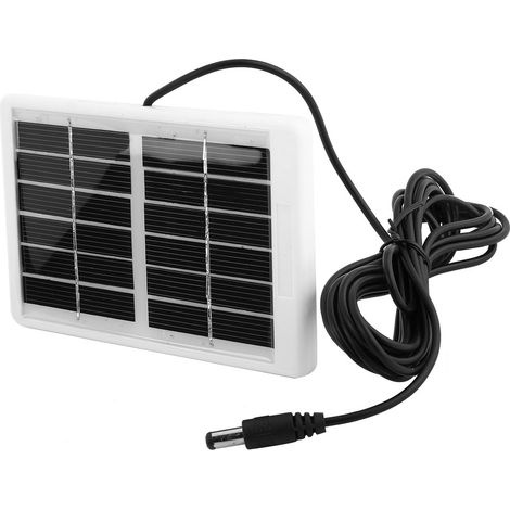 Chargeur solaire portable 6V 1.2W, multifonction étanche pour lampe de secours et ventilateur extérieur. (1/5)
