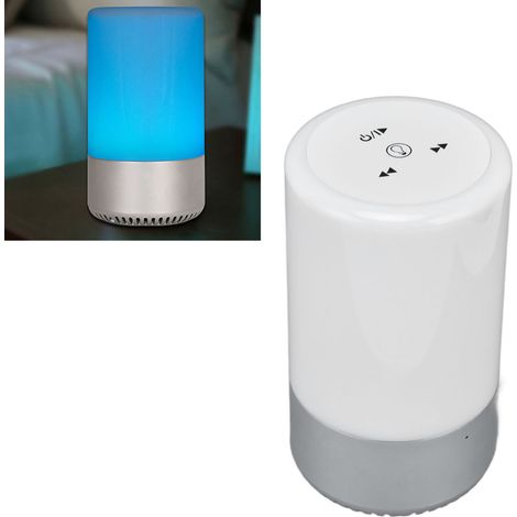Intelligente RGB-LED-Tischleuchte mit Touch-Funktion und 2,4-GHz-Bluetooth-Funklautsprecher, silberfarben (1/5)