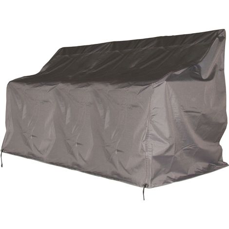 Schutzhülle Bank 150x60x88cm Schutzhaube Abdeckplane Grau