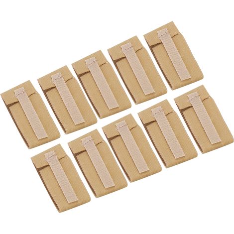 10 pièces / sac Sangle de Fixation pour Cathéter Urinaire avec Velcro pour Hommes Alités (1/5)