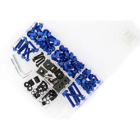 Kit de visserie myra bleu boîte de rangement