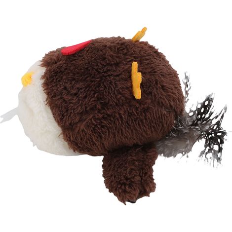 Oiseau en peluche pour chat, jouet interactif confortable avec capteur de mouvement tactile et sonore. (1/5)