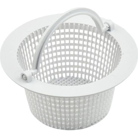 Panier de skimmer de piscine (16 cm) Panier de rechange standard pour skimmer Préfiltre de piscine Avec poignée pour une extraction facile-AquaForge (1/5)