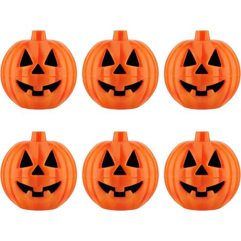 6 décorations de citrouille pour Halloween et automne