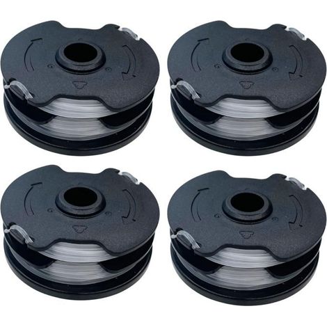 Compatible avec Parkside - Ø 1,65 mm - 2 x 4 m - Lot de 4 unités, bobine double de fil - TLP-01 (1/5)