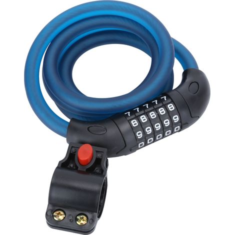 Vélo de montagne antivol à code pour frein à disque, trottinette électrique, moto, accessoire bleu mat (1/5)