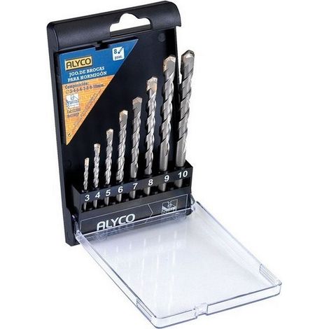 JEU DE 8 FORETS MANCHE CYLINDRIQUE BÉTON AVEC PLASTIQUE