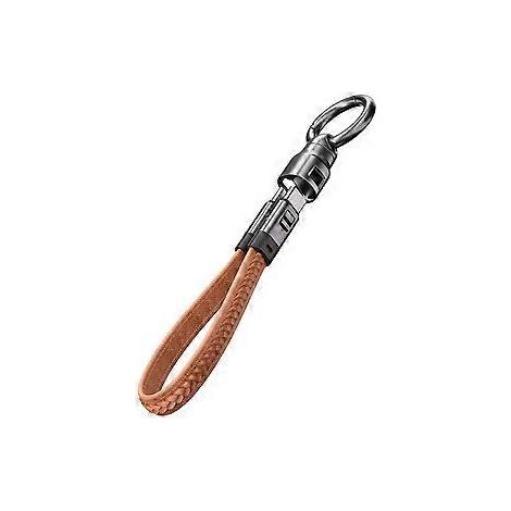 PD240W USB-Typ-C-Kabel mit praktischem Trageband, Schnellladekabel für Mobiltelefone, dunkelbraun (dunkelbraun) (1/5)