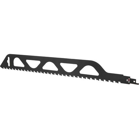Lame de scie en acier allié pour pierre, brique et gaz, outil de coupe, accessoires pour scie alternative électrique, 455 mm (1/5)