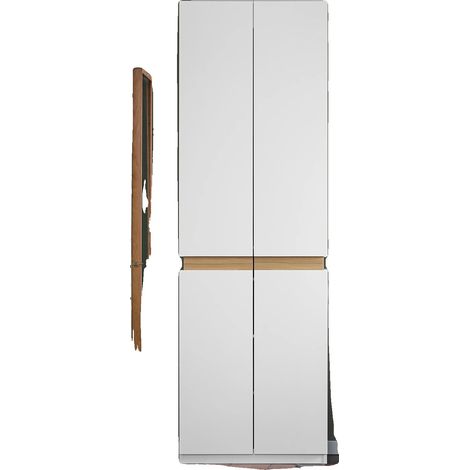 Mobile contenitore, design elegante, scomparti versatili, BIANCO (1/5)